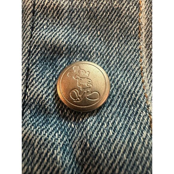 Disney Kid's Blue Embroidered Minnie Mouse Denim Jean Jacket Size 3-4T - Picture 4 of 5